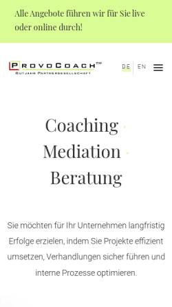 Vorschau der mobilen Webseite www.gutjahr-partner.de, Gutjahr & Partner