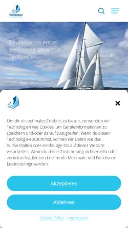 Vorschau der mobilen Webseite rollisegler.de, Rollisegler