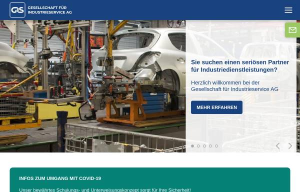 Vorschau von www.gis-ag.de, GIS Gesellschaft für Industrieservice AG