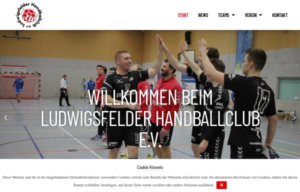 Vorschau von www.lhc-ludwigsfel.de, Ludwigsfelder Handballclub e.V.