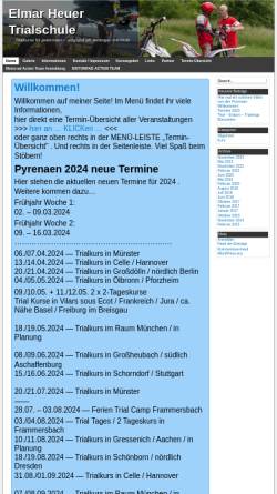 Vorschau der mobilen Webseite www.trialschule.de, Elmar Heuer Trialschule