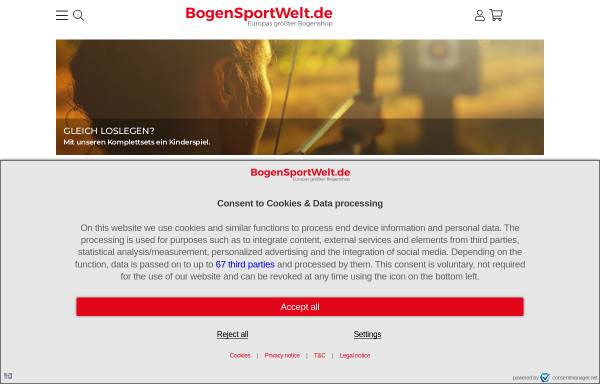 Vorschau von www.bogensport.com, Ankerpunkt-Bogensport-Cyber-Magazin