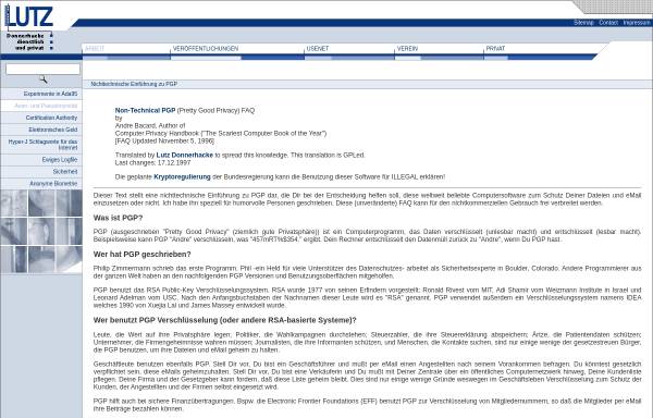 Vorschau von www.iks-jena.de, Nichttechnische Einführung zu PGP