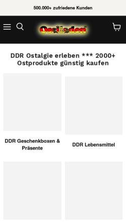 Vorschau der mobilen Webseite www.ossiladen.de, Ossiladen, Michael Frühauf