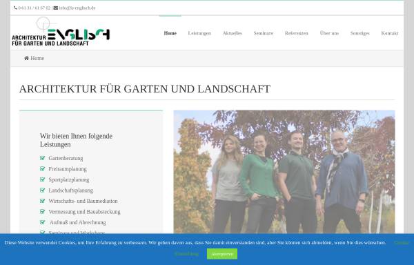 Vorschau von la-englisch.de, Garten- und Landschaftsarchitekt Dipl.-Ing. Thomas Englisch