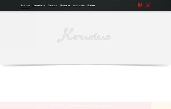 Vorschau von www.krusius.de, Krusius GmbH & Co. KG
