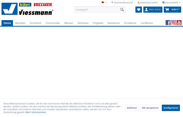 Vorschau von viessmann-modell.com, Viessmann Modellspielwaren GmbH