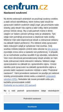 Vorschau der mobilen Webseite mujweb.cz, Ing. Jiri Horinek