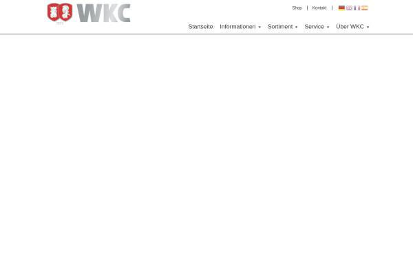 Vorschau von www.wkc-solingen.de, WKC Stahl- und Metallwarenfabrik - Hans Kolping GmbH & Co. KG