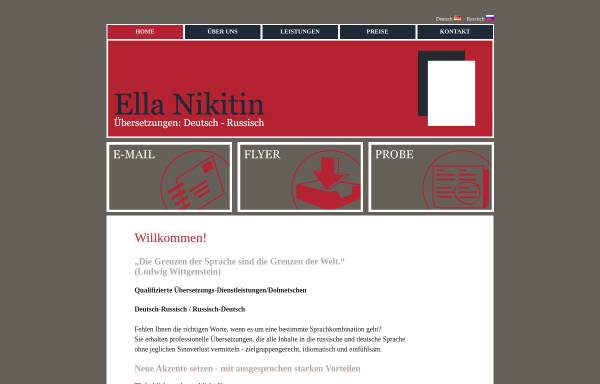 Vorschau von www.nikitin.de, Ella Nikitin