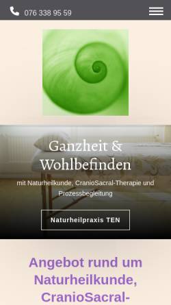 Vorschau der mobilen Webseite www.heilprozess.ch, Atelier für Heilprozess