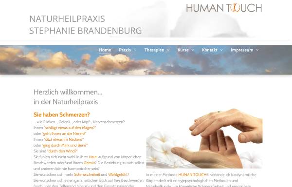 Vorschau von www.human-touch.net, Human Touch Praxis, Stephanie Brandenburg