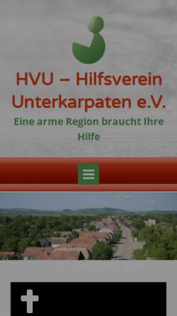 Vorschau der mobilen Webseite hvu-online.de, Hilfsverein Unterkarpaten e.V.