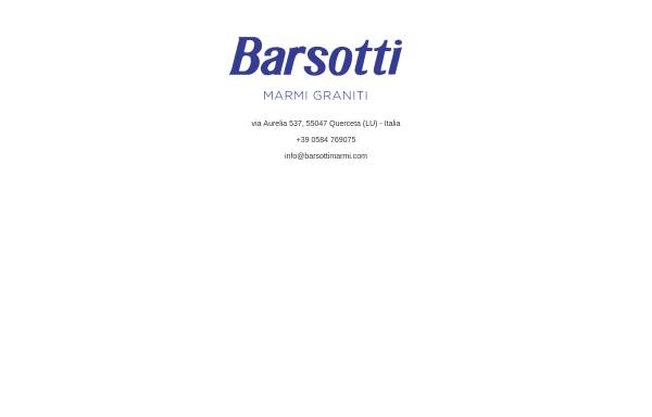 Vorschau von www.barsottimarmi.com, Gino Barsotti Srl
