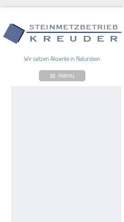 Vorschau der mobilen Webseite kreuder-frankfurt.de, Kreuder und Partner GmbH