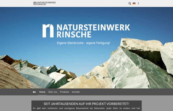 Vorschau von www.naturstein-rinsche.de, Natursteinwerk Rinsche