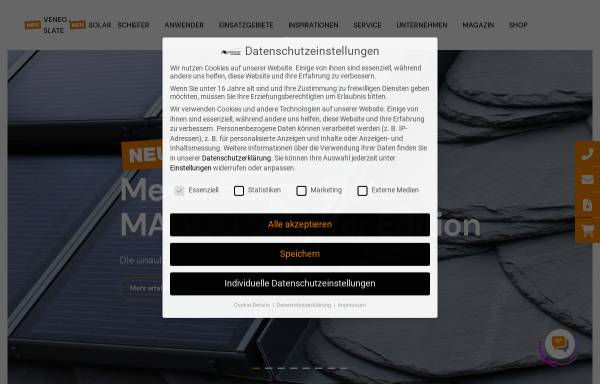 Vorschau von magog.de, Schiefergruben Magog GmbH & Co. KG