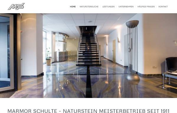 Vorschau von www.marmor-schulte.de, Schulte & Co. Marmor- und Grabsteingeschäft GmbH