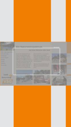 Vorschau der mobilen Webseite www.vsg-natursteine.de, Schwarzwald-Granit-Werke GmbH & Co. KG