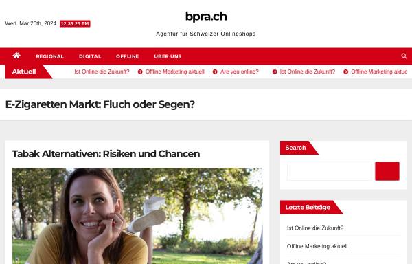 Vorschau von www.bpra.ch, Bund der Public Relations Agenturen der Schweiz (BPRA)