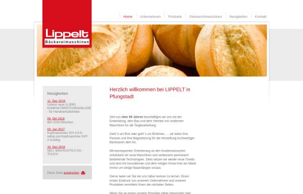 Vorschau von lippelt-back.com, Wilhelm Lippelt GmbH & Co. KG