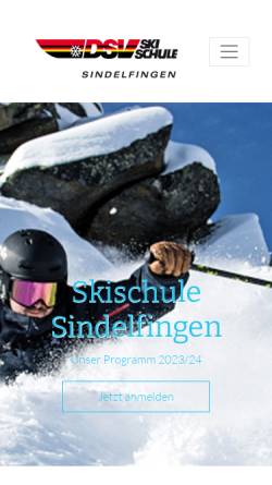 Vorschau der mobilen Webseite skischule-sindelfingen.de, DSV Skischule Sindelfingen