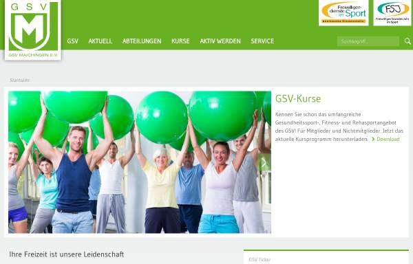 Vorschau von www.gsv-maichingen.de, GSV Maichingen