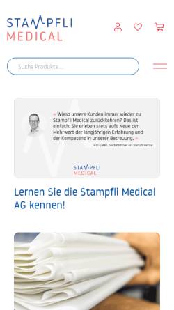 Vorschau der mobilen Webseite www.heinzstampfli.ch, Heinz Stampfli AG
