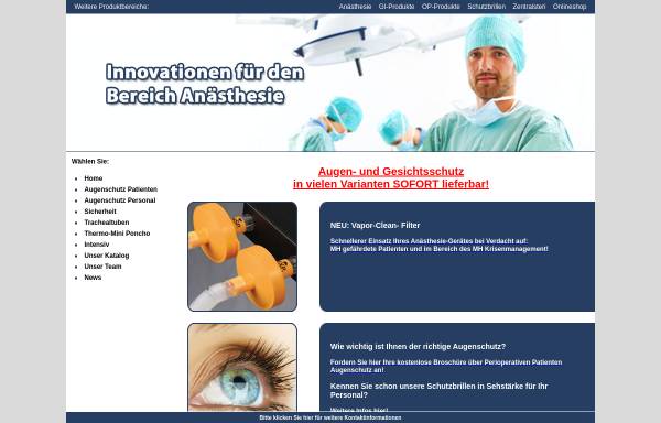 Vorschau von www.anaesthesieprodukte.com, MIC GmbH