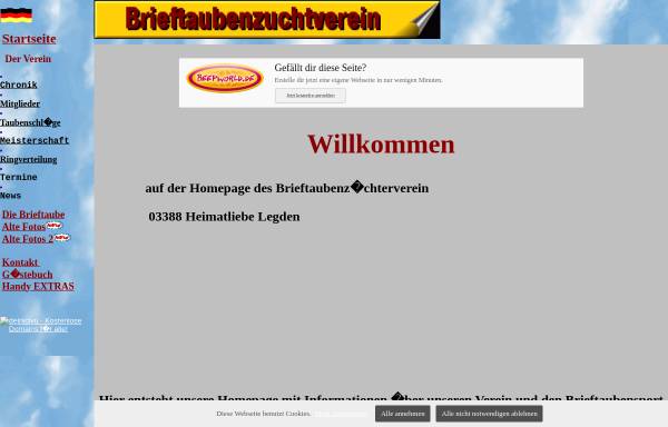 Vorschau von bzv-legden.beepworld.de, BZV Heimatliebe Legden