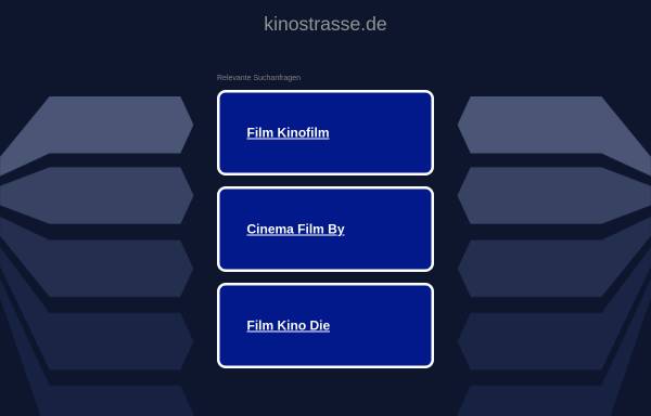 Kinostrasse [Toepfer, Sonja]