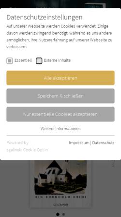 Vorschau der mobilen Webseite www.krimi-couch.de, Shulamit Lapid
