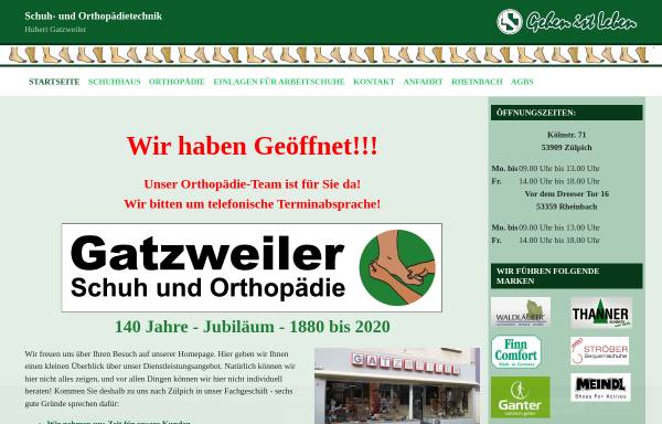 Vorschau von www.schuh-gatzweiler.de, Gatzweiler