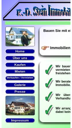 Vorschau der mobilen Webseite www.kd-stein-immobilien.de, KD-Stein-Immobilien