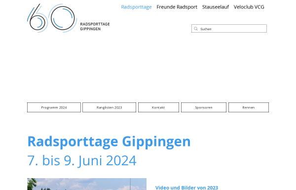 Vorschau von www.gippingen.ch, Radsporttage Gippingen
