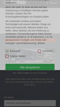 Vorschau der mobilen Webseite autohaus-kelch.de, Autohaus Alfred Kelch