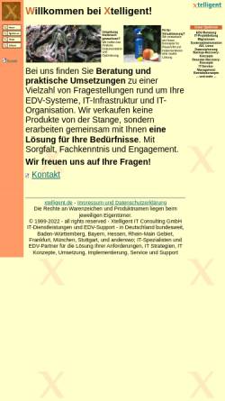 Vorschau der mobilen Webseite www.xtelligent.de, Xtelligent IT Consulting GmbH