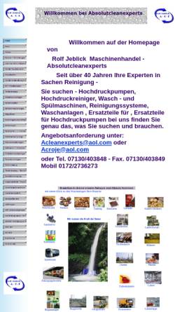 Vorschau der mobilen Webseite www.absolutcleanexperts.de, Dahlem