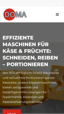 Vorschau der mobilen Webseite doma-t.de, Doma GmbH