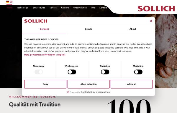 Vorschau von www.sollich.com, Sollich KG