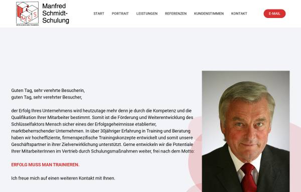 Vorschau von www.schmidt-schulung.de, Manfred Schmidt