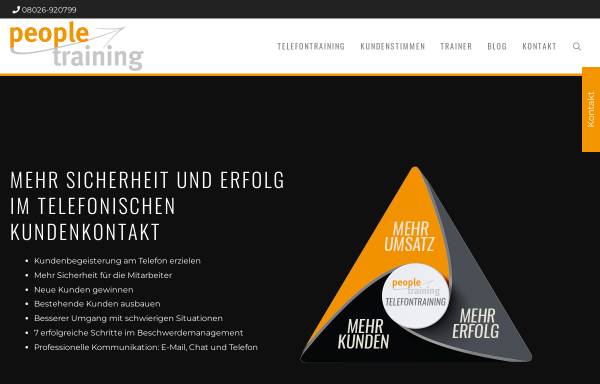 Vorschau von peopletraining.de, People Training - Ulrich Merz