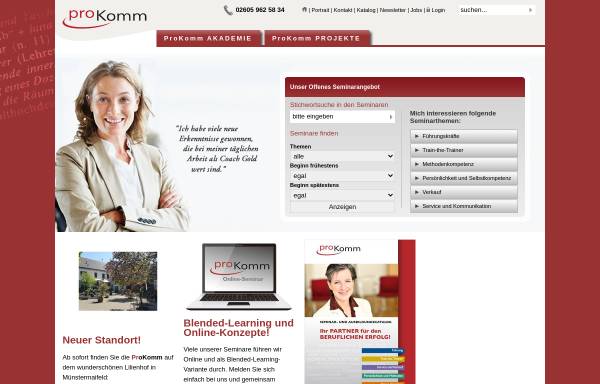 Vorschau von www.pro-komm.de, ProKomm