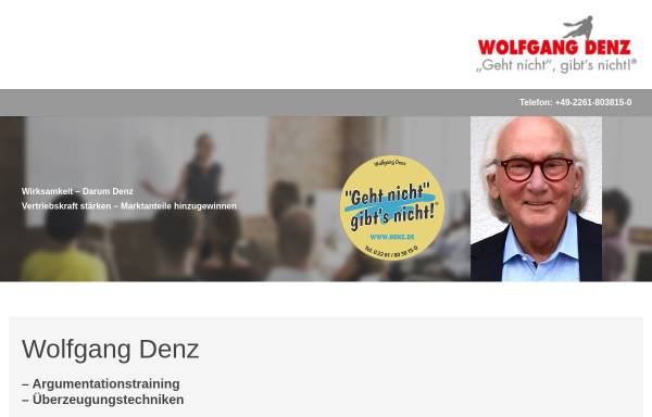 Vorschau von www.denz.de, Wolfgang Denz