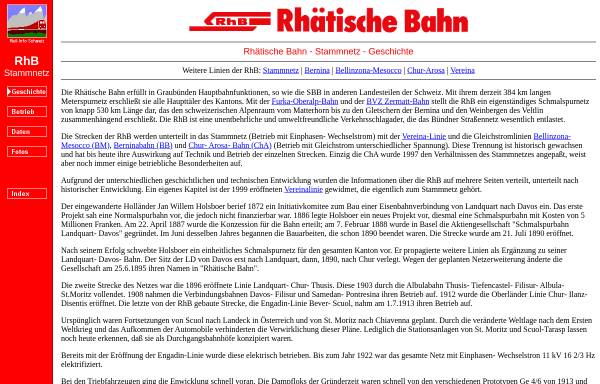 Rail-Info: Rhätische Bahn