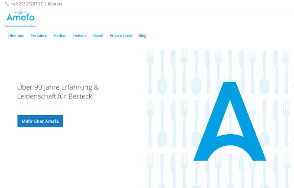 Vorschau von www.amefa.de, Amefa Stahlwaren GmbH