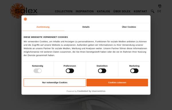 Vorschau von www.solex.de, Solex Trading GmbH
