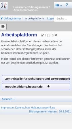 Vorschau der mobilen Webseite lakk.bildung.hessen.de, SWI-Prolog-Editor
