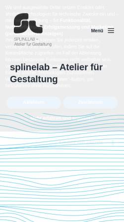Vorschau der mobilen Webseite www.splinelab.de, Splinelab