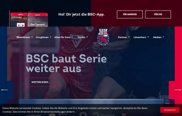 Vorschau von www.bonner-sc.de, Bonner Sport-Club 01/04 e.V.